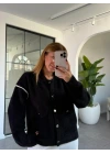 SİYAH TORBA CEPLİ HIRKA