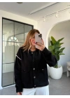 SİYAH TORBA CEPLİ HIRKA