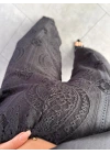 DANTEL DETAYLI SİYAH PANTOLON 29615
