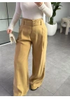 CAMEL KEMERLİ PAPERBAG PANTOLON 1441