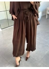 KAHVE ŞALVAR PANTOLON 51316