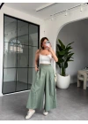 KÜF YEŞİLİ ETEK PANTOLON 30776