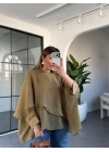 OLİVE UÇUŞAN PELERİN BLUZ 5026
