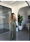 HAKİ YELEKLİ BOL PANTOLONLU TAKIM 37270