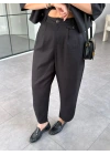 SİYAH KETEN PANTOLON 50976