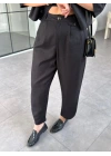 SİYAH KETEN PANTOLON 50976