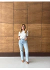 AÇIK MAVİ KESİK PAÇA JEAN