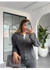 ANTRASİT FİTİLLİ TRİKO TAKIM