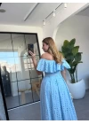 BEBE MAVİ FİSTO ETEKLİ TAKIM