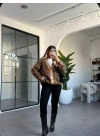 BEJ KAHVE LEOPAR DESEN HIRKA