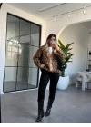 BEJ KAHVE LEOPAR DESEN HIRKA