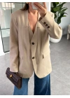 BEJ TASARIM BLAZER CEKET