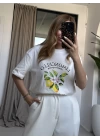 BEYAZ LİMONCELLO TSHIRT