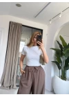 BEYAZ MASSİMO CROP T-SHİRT