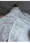 BEYAZ V YAKA GÜPÜR DETAY TAKIM