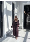 BORDO BOMBER SATEN CEKET