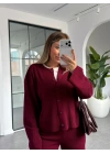 BORDO FİTİLLİ TRİKO TAKIM