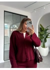 BORDO FİTİLLİ TRİKO TAKIM