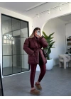 BORDO İP KEMERLİ ŞİŞME MONT