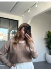 CAMEL YAKASI RENKLİ YUMOŞ HIRKA