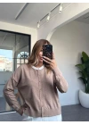 CAMEL YAKASI RENKLİ YUMOŞ HIRKA
