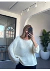 EKRU KAYIK YAKA TRİKO