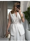 EKRU MUADİL ETEKLİ TAKIM