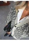 GRİ FÜME LEOPAR DESEN HIRKA