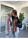 GRİ ÇİFT CEPLİ KRUVAZE YAKA CEKET