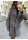 GRİ SAKALLI KAŞE BLAZER CEKET