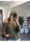 HAKİ KAYIK YAKA TRİKO