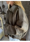 HAKİ SÜET BOMBER CEKET