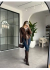 KAHVE BALLARAT DERİ CEKET