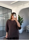 KAHVE BLUZ PANTOLON TAKIM 51357