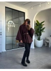 KAHVE BUKLET KEMERLİ PANÇO