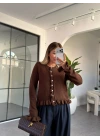 KAHVE FIRFIR DETAYLI HIRKA
