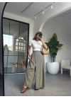 HAKİ MODAL PANTOLON ETEK