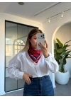 KIRMIZI ETNİK DESEN FULAR