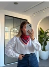 KIRMIZI ETNİK DESEN FULAR