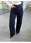 KOYU MAVİ WİDE LEG JEAN