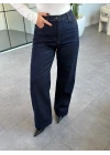 KOYU MAVİ WİDE LEG JEAN