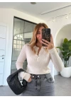 KREM POLO YAKA 5 DÜĞMELİ TRİKO