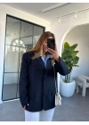 LACİVERT ÇİFT CEPLİ KRUVAZE YAKA CEKET