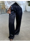 LACİVERT SATEN PANTALON