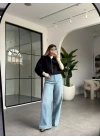 LACİVERT TORBA CEPLİ BOMBER CEKET