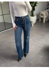 MAVİ GOLD KEMERLİ WİDELEG JEAN
