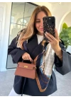 MAVİ KEMER DESEN ŞAL