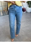 MAVİ KESİK PAÇA JEAN