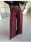 MÜRDÜM KEMERLİ PALAZZO PANTOLON