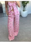 PEMBE BATİK BAĞLAMA DETAY TAKIM